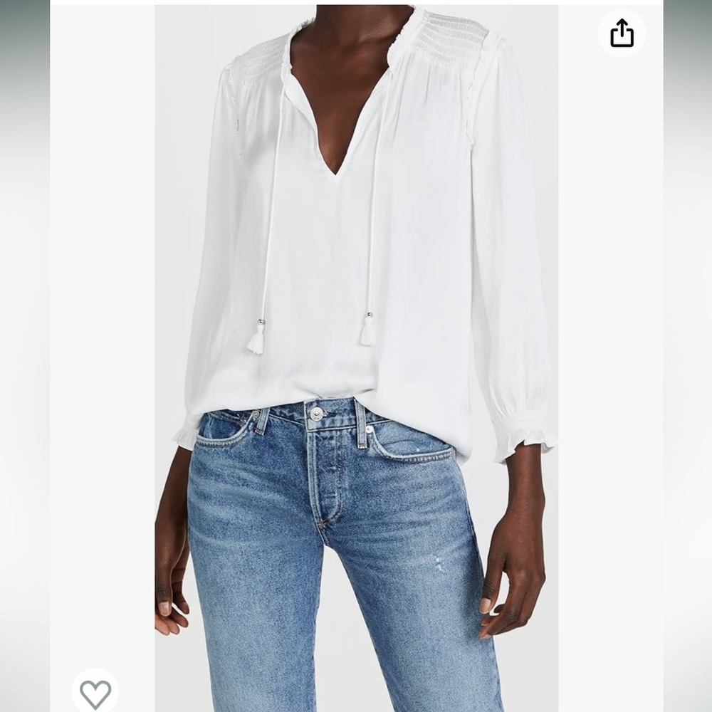 PAIGE Women's Kaylynn Top SIZE XXS NWOT - Picture 2 of 7